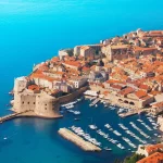 Boats at Dubrovnik old town port