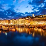 Cannes aerial panoramic view, France