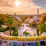 Guell park in Barcelona