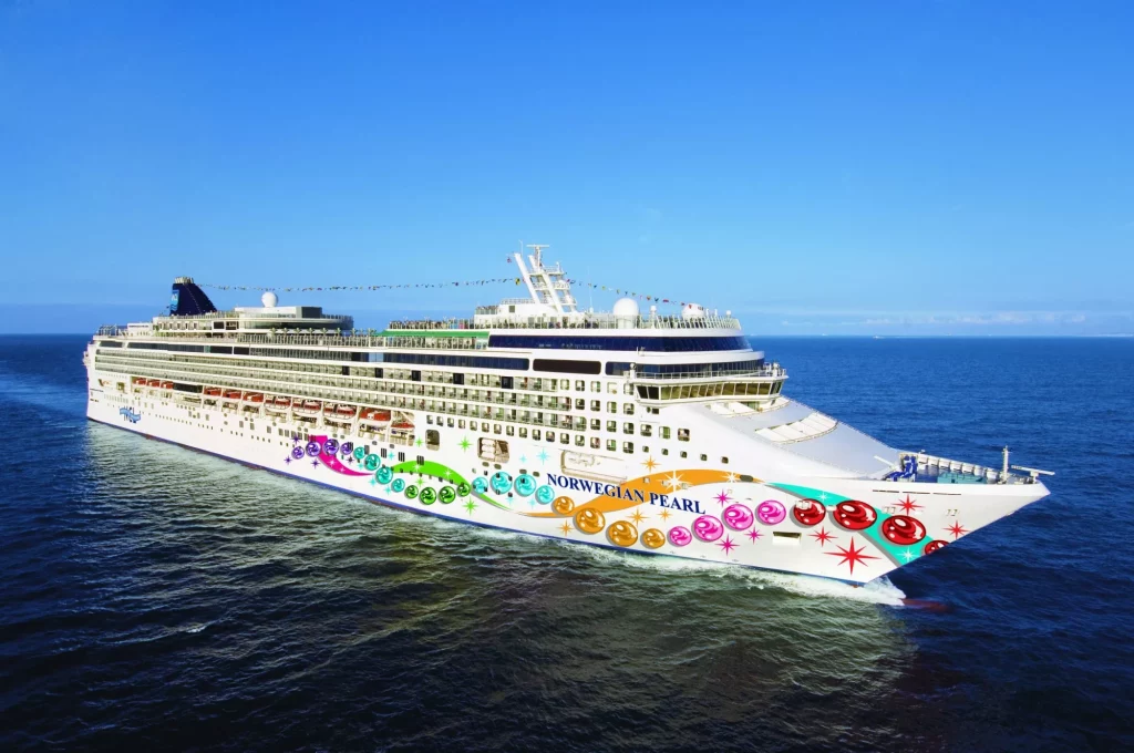 ncl pearl aerial at sea