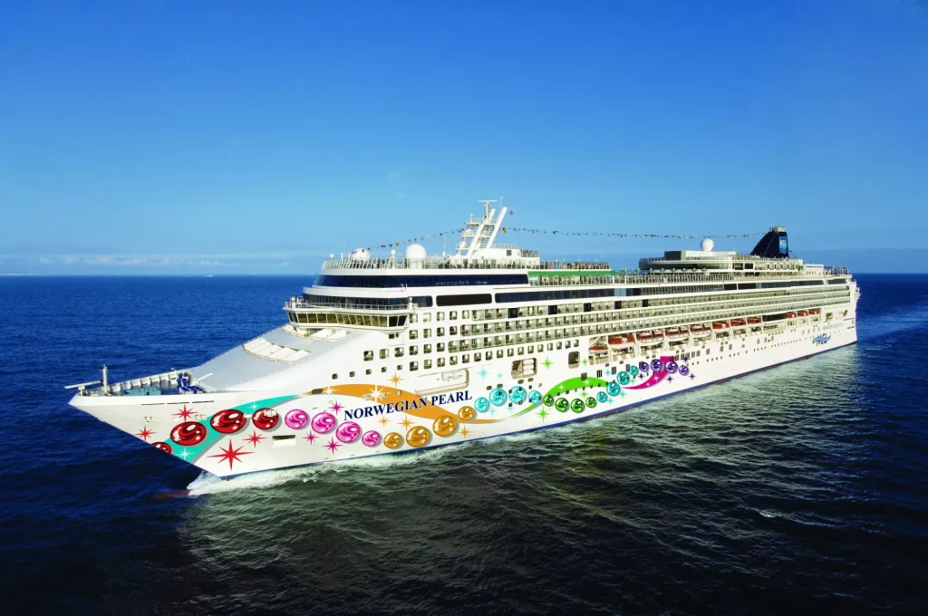 ncl pearl aerial at sea