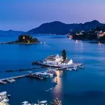 Pontikonisi in Corfu island, Greece