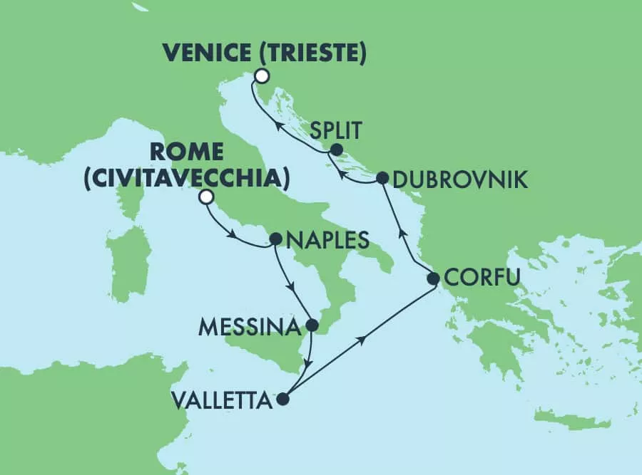 rome and venice